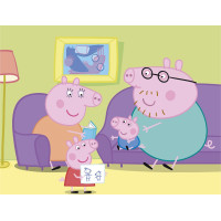 DINO Obrázkové kocky Prasiatko Peppa: Veselý deň, 20 kociek