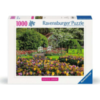 RAVENSBURGER Puzzle Kúzelné záhrady: Záhrada Európy Keukenhof, Holandsko 1000 dielikov