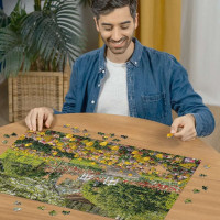 RAVENSBURGER Puzzle Kúzelné záhrady: Záhrada Európy Keukenhof, Holandsko 1000 dielikov