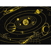RAVENSBURGER Svietiace puzzle Slnečná sústava 500 dielikov