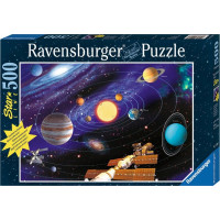 RAVENSBURGER Svietiace puzzle Slnečná sústava 500 dielikov
