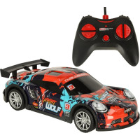 KIK Športové auto RC modro-červené