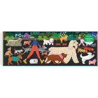 Galison Panoramatické puzzle Psie prechádzka 1000 dielikov