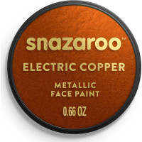 SNAZAROO Farba na tvár Metalická Medená (Electric Copper) 18ml