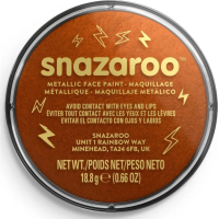 SNAZAROO Farba na tvár Metalická Medená (Electric Copper) 18ml