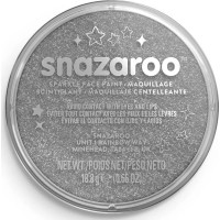 SNAZAROO Farba na tvár Trblietavá Šedá (Gun Metal Grey) 18ml