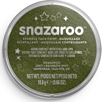 SNAZAROO Farba na tvár Trblietavá Zelená (Sparkle Green) 18ml