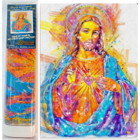 NORIMPEX Diamantové maľovanie Rozžiarený Ježiš 30x40cm