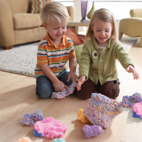 Guľôčková modelína PlayFoam: Boule Set - trblietavá (4 farby)