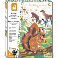 JANOD Maľovanie podľa čísel: Lesné zvieratká JANOD Maľovanie podľa čísel: Lesné zvieratká