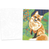 JANOD Maľovanie podľa čísel: Lesné zvieratká