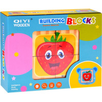 Obrázkové kocky Ovocie, 4 kocky
