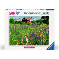 RAVENSBURGER Puzzle Škandinávia: Farma vo Švédsku 500 dielikov