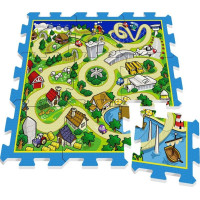 STAMP Penové puzzle Mesto a vidiek