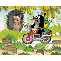 DINO Obrázkové kocky Krtko a doprava, 20 kociek