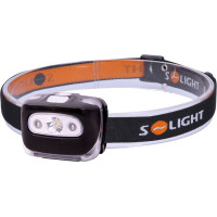 Solight LED čelové svietidlo, 3W + červené svetlo, 3x AAA