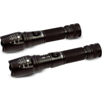 Solight LED nabíjacie profesionálne svietidlo, 600lm, T6 XML Cree LED, zoom, Li-Ion