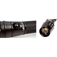 Solight LED nabíjacie profesionálne svietidlo, 600lm, T6 XML Cree LED, zoom, Li-Ion