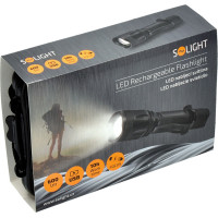 Solight LED nabíjacie svietidlo, 600lm, Cree XM-L2 T6, zoom, Li-Ion