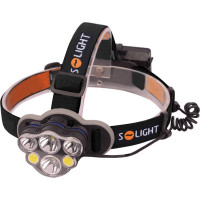 Solight LED čelové nabíjacie svietidlo 550, 550lm, Li-Ion