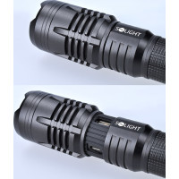 Solight LED nabíjacie svietidlo, 1400lm, zoom, power bank, darčekové balenie, Li-Ion