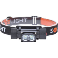 Solight LED čelové nabíjacie svietidlo, 650lm, Li-Ion