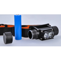Solight LED čelové nabíjacie svietidlo, 650lm, Li-Ion