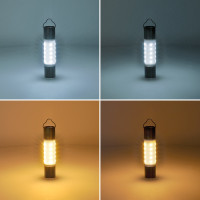Solight LED nabíjacie ručné svietidlo s kampingovou lucernou, 250lm, power bank, Li-Ion