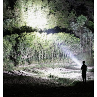 Solight LED nabíjacie ručné svietidlo s power bankom, 800lm, Li-Ion