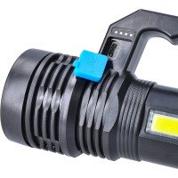 Solight LED nabíjacie svietidlo s rukoväťou a bočným svetlom, 150+100lm, Li-Ion