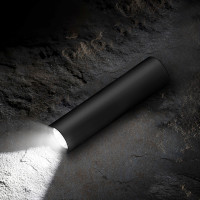Solight LED nabíjacie vreckové svietidlo, 120lm, Li-Ion, USB, hliník, čierna