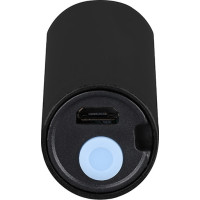 Solight LED nabíjacie vreckové svietidlo, 120lm, Li-Ion, USB, hliník, čierna