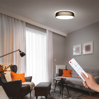Solight LED osvetlenie s diaľkovým ovládačom Penley, 48W, 3360lm, 40cm, zmena chromatickosti, stmievateľné