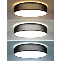 Solight LED osvetlenie s diaľkovým ovládačom Penley, 48W, 3360lm, 40cm, zmena chromatickosti, stmievateľné