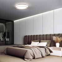 Solight LED osvetlenie s diaľkovým ovládačom Floco, 30W + 6W RGB, 2100lm, 40cm, zmena chromatickosti, stmievateľné