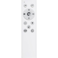 Solight LED osvetlenie s diaľkovým ovládačom Floco, 30W + 6W RGB, 2100lm, 40cm, zmena chromatickosti, stmievateľné