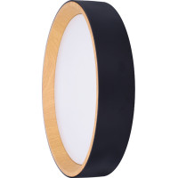 Solight LED osvetlenie s diaľkovým ovládačom Larios Black, 48W, 3360lm, 39cm, zmena chromatickosti, stmievateľné
