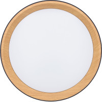 Solight LED osvetlenie s diaľkovým ovládačom Larios Black, 48W, 3360lm, 39cm, zmena chromatickosti, stmievateľné