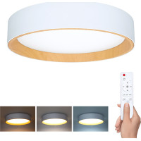 Solight LED osvetlenie s diaľkovým ovládačom Larios White, 48W, 3360lm, 39cm, zmena chromatickosti, stmievateľné