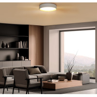 Solight LED osvetlenie s diaľkovým ovládačom Larios White, 48W, 3360lm, 39cm, zmena chromatickosti, stmievateľné
