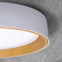 Solight LED osvetlenie s diaľkovým ovládačom Larios White, 48W, 3360lm, 39cm, zmena chromatickosti, stmievateľné
