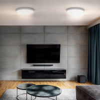 Solight LED osvetlenie s diaľkovým ovládačom Estela White, 36W, 2700lm, 30cm, zmena chromatickosti, stmievateľné
