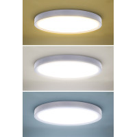 Solight LED osvetlenie s diaľkovým ovládačom Estela White, 36W, 2700lm, 30cm, zmena chromatickosti, stmievateľné