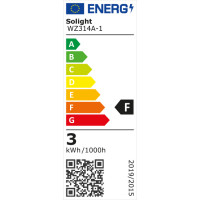 Solight LED žiarovka, bodová, 3W, GU10, 3000K, 260lm, biela