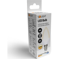 Solight LED žiarovka, sviečka, 8W, E14, 3000K, 720lm