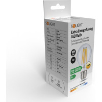 Solight extra úsporná LED žiarovka 3,8 W, 806lm, 2700K, ekv. 60W