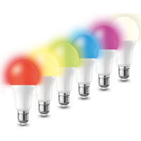Solight LED SMART WIFI žiarovka, klasický tvar, 15W, E27, RGB, 270 °, 1350lm
