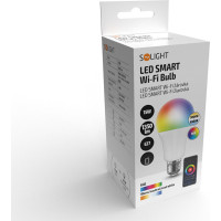 Solight LED SMART WIFI žiarovka, klasický tvar, 15W, E27, RGB, 270 °, 1350lm