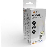 Solight LED žiarovka, klasický tvar, 18W, E27, 4000K, 270 °, 1710lm