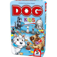 SCHMIDT Detská hra Dog Kids v plechovej krabičke